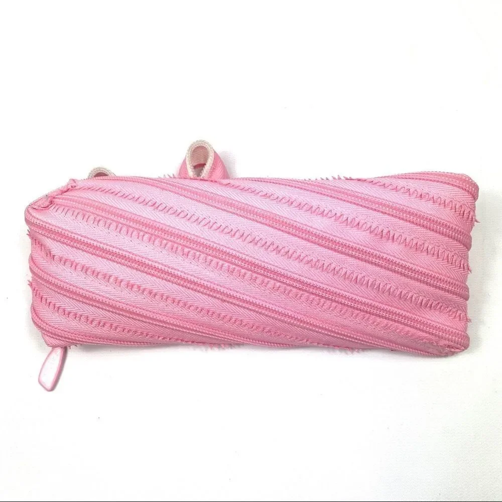 Zipit pink bunny zipper cosmetics case